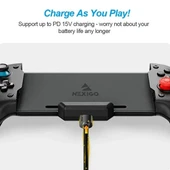 NexiGo Hall Effect Gripcon Kickstand ve TV Bağlantısı için HDMI Çıkışı - 6