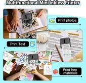 HuiJuKeJi Mini Etiket Yazıcısı - 5