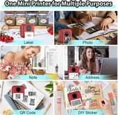 HuiJuKeJi Mini Etiket Yazıcısı - 6