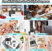 HuiJuKeJi Mini Etiket Yazıcısı - 7