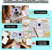 HuiJuKeJi Mini Etiket Yazıcısı - 6