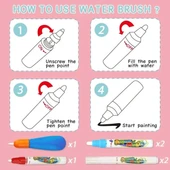 TOYK Kids Renkli Doodle Çizim Matı Okyanus - 3