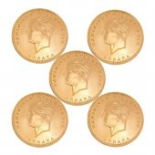 5 Adet Eski Tarihli Ata Lira - 1