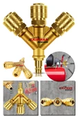 PROXTECH Hava Kompresör'leri İçin 3'lü Hava Dağıtıcısı ve Hava Giriş Rekoru 1-2" Yüksek Kalite - 1