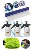 PROXTECH Omax 5 Parça Oto Bakım Seti 3 Ad. 2 Litre İlaçlama Fısıfısı Silikon Çekçek ve Püsküllü Eldiven - 1