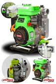 WORKMASTER 2,5 Hp Benzinli İp Çekmeli Su Motoru 30 Metre Dikine Su Basma Yatayda 500 Mt. - 1