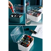 Piev House By House Kapaklı 15 Bölmeli Oje Ve Ruj Düzenleyici Organizer - 1