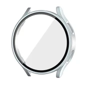 Sneezy Samsung Galaxy Watch 5 44mm PC Sert Kasa Ve Ekran Koruyucu  Gümüş - 3