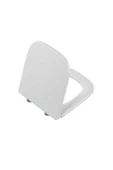 Vitra S20 Klozet Kapağı Duroplast, Üstten Sıkmalı Yavaş Kapanır, Metal Menteşeli, Beyaz - 1