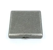 Jean Claude Gümüş Renk Metal Sigar* Tabakası - Antik Chrome Kaplama - 3