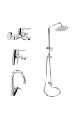 Artema Solid S Batarya Seti, Punto Plus 3C Tepe Duş Takımı A45718 thumbnail 1