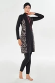 Maresiva 252108 Nature Siyah Tam Boy Tasarım Tesettür Mayo - 6
