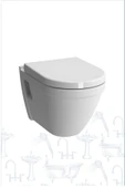 Vitra S50 Asma Klozet, Seti Beyaz 54 Cm (Gömme Rezervuar Dahil) - 4