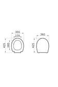 Vitra Universal 1 Nuvoplast Soft Klozet Kapağı 98-003-009 - 4