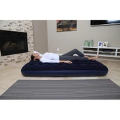 Bestway 67002 Çift Kişilik Flok Şişme Kamp Yatağı 191cm X 137cm X 22cm - 5