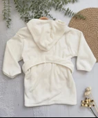 Çocuk Bornozu, Kapüşonlu UZAY Temalı , %100 Pamuklu Yüksek Su Emici Özelliği , OEKO-TEX Sertifikalı - 7