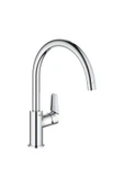 Grohe Bauedge Tek Kumandalı Eviye Bataryası C Çıkış Ucu Krom 31367001 - 1