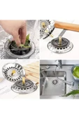 İstoç Online Lavabo Süzgeci Lavabo Gider Süzgeci Mutfak Lavabo Evye Süzgeci thumbnail 4
