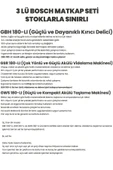 Bosch 3'Lu Bosch Hesaplı Matkap Seti El Aletleri - 2
