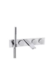Vitra Memoria A4285357 Ankastre Banyo Bataryası, Sıva Üstü Grubu, Krom - 1