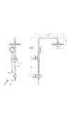Punto Artema Solid S Banyo Batarya Plus 3C Tepe Duş Kolonu A45718 - 4