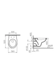 Vitra Arkitekt Asma Klozet 6107L003-0850 Soft Kapak - 2