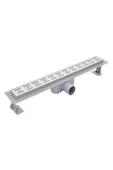 Maxiflow Rain Serisi Paslanmaz Duş Kanalı Lineer Yer Süzgeci Duş Izgarası 40 Cm - 1