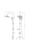 Artema Fold S Lavabo+ Eviye + Banyo Bataryası + Duxxa Trend Tepe Duş Seti - 3