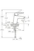 Vitra Artema Solid S Lavabo Bataryası Armatürü A42440 - 2