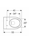 Geberit Icon Alpha15 Soft Asma Klozet Seti - Parlak Krom - 6