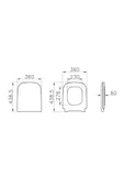 Vitra S20 Square Beyaz Kısa Asma Klozet Ve Gömme Rezervuar Tam Set - 5
