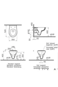 Vitra 7741B003-0850 S 10 Rim-Ex (Kanalsız) Asma Klozet - Kapak Dahil - Kapak Kodu: 23-003-001 - 3