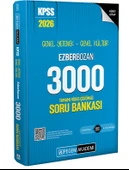 Pegem 2026 KPSS Genel Yetenek Genel Kültür EZBERBOZAN 3000 Soru Bankası Tek Kitap Pegem Akademi - 1