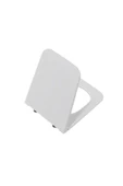 Vitra Equal Klozet Kapağı 119-003-009 Slim - Duroplast - Üstten Sıkmalı - Yavaş Kapanır - Metal Ment - 1