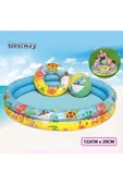 Bestway 51124 Simitli Havuz Renkli 2 Boğumlu Toplu GKO - 1