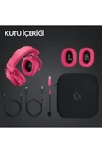 Logitech G Pro X 2 Lightspeed Pembe 7.1 Kablolu/Kablosuz Kulak Üstü Oyuncu Kulaklığı Teşhir - 9