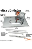 Yıldırım Beyaz Vitra Gömme Rezervuar Buton Ve Mafsal Takım Set Manuel Dönüşüm thumbnail 2