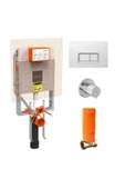 Vitra S50 Asma Klozet (Yavaş Kapanır Klozet Kapağı Dahil) Ve Gömme Rezervuar Set - 4
