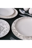 GÜRAL PORSELEN CAMELİA 54 PARÇA 12 KİŞİLİK YEMEK TAKIMI 65781 - 2