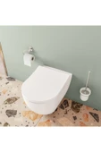 Vitra Ardea 7510B003-6345 Round Smoothflush Asma Klozet-Kapak Seti, Beyaz - 3