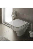 Vitra S 20 Asma Klozet Rimex (Kanalsız Yeni Sistem) 7507L003-0850+ Soft Pp Kapak Kolay Sök Tak - 3