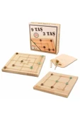 9 Taş 3 Taş Iki Oyun Bir Arada 6607 - 1