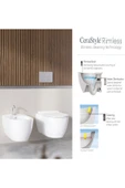 Turkuaz City Rimless Asma Klozet + Yavas Kapak Mat Beyaz - 4