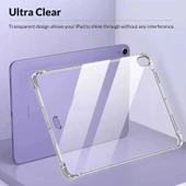 Apple iPad Air 13 M3 2025 Uyumlu A3268 A3269 Shock Darbe Emici Şeffaf Tablet Kılıfı - 3
