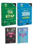 Pegem + Anla Kazan 2026 KPSS GYGK Konu + 3000 Soru + Paragraf Dil Bilgisi Deneme 4 lü Set - 3