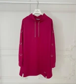 TAŞLI KORDONLU HALKA AKSESUARLI TUNİK - 1