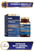 Nutraxin Multi Mineral Complex 60 Tablet Magnezyum, Kalsiyum, Çinko, Demir, İyot, Krom thumbnail 1