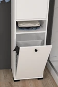 ATLAS NO.1 3 RAFLI SEPETLİ BANYO DOLABI - 3