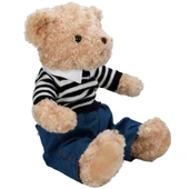 4807 Kıyafetli Peluş Ayı Teddy Bear 37 cm -Sunman - 4