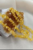 Kolye Kırık Kehribar Amber Doğaltaş Yetişkin Kolyesi - 3
